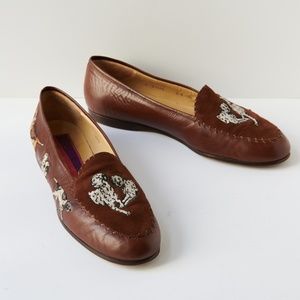 80s - SUSAN BENNIS - WARREN EDWARDS - Loafer - Men's - 10.5 - Brown Leather